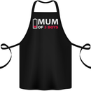 Mum of 3 Boys Funny Mother's Day Cotton Apron 100% Organic Black