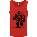 Muscle Man Gym Training Top Bodybuilding Mens Vest Tank Top Red