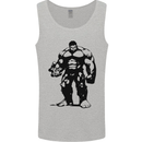 Muscle Man Gym Training Top Bodybuilding Mens Vest Tank Top Sports Grey
