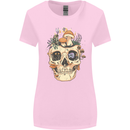 Mushroom Skull Nature Ecology Toadstool Womens Wider Cut T-Shirt Light Pink