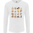 Mushroom Species Mens Long Sleeve T-Shirt White