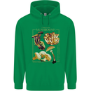 Mushroom Species Mycology Foraging Childrens Kids Hoodie Irish Green