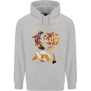 Mushroom Species Mycology Foraging Childrens Kids Hoodie Sports Grey