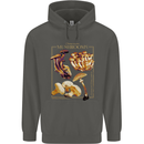 Mushroom Species Mycology Foraging Childrens Kids Hoodie Storm Grey