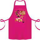 Mushroom Species Mycology Foraging Cotton Apron 100% Organic Pink