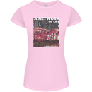 Mushrooms A Network of Life Mycology Womens Petite Cut T-Shirt Light Pink