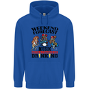 Music Weekend Forecast Alcohol Beer Mens 80% Cotton Hoodie Royal Blue