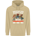 Music Weekend Funny Alcohol Beer Mens 80% Cotton Hoodie Sand