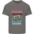 Music in the Soul Heard by the Universe Mens Cotton T-Shirt Tee Top Charcoal