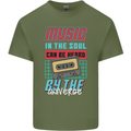 Music in the Soul Heard by the Universe Mens Cotton T-Shirt Tee Top Military Green