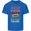 Music in the Soul Heard by the Universe Mens Cotton T-Shirt Tee Top Royal Blue