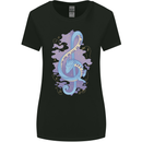 Musical Keyboard Dragon Womens Wider Cut T-Shirt Black