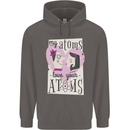 My Atoms Love Your Atoms Valentine's Day Mens 80% Cotton Hoodie Charcoal