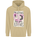My Atoms Love Your Atoms Valentine's Day Mens 80% Cotton Hoodie Sand