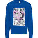 My Atoms Love Your Atoms Valentine's Day Mens Sweatshirt Jumper Royal Blue