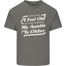 My Auntie is Older 30th 40th 50th Birthday Kids T-Shirt Childrens Charcoal