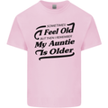 My Auntie is Older 30th 40th 50th Birthday Kids T-Shirt Childrens Light Pink