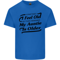 My Auntie is Older 30th 40th 50th Birthday Kids T-Shirt Childrens Royal Blue
