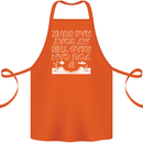 My Boat Has Sunk Sailing Sailor Boat Canoe Cotton Apron 100% Organic Orange