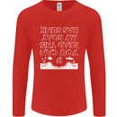 My Boat Has Sunk Sailing Sailor Boat Canoe Mens Long Sleeve T-Shirt Red