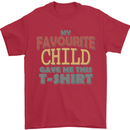 My Favourite Child Gave Me This Fathers Day Mens T-Shirt Cotton Gildan Red