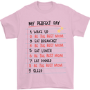 My Perfect Day Be The Best Mom Mother's Day Mens T-Shirt Cotton Gildan Light Pink
