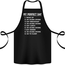 My Perfect Day Scuba Diving Diver Dive Cotton Apron 100% Organic Black