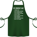 My Perfect Day Scuba Diving Diver Dive Cotton Apron 100% Organic Forest Green