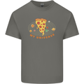 My Pizza Universe Funny Food Diet Mens Cotton T-Shirt Tee Top Charcoal