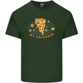 My Pizza Universe Funny Food Diet Mens Cotton T-Shirt Tee Top Forest Green