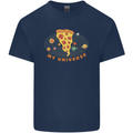My Pizza Universe Funny Food Diet Mens Cotton T-Shirt Tee Top Navy Blue