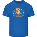 My Pizza Universe Funny Food Diet Mens Cotton T-Shirt Tee Top Royal Blue