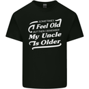 My Uncle is Older 30th 40th 50th Birthday Kids T-Shirt Childrens Black