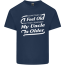 My Uncle is Older 30th 40th 50th Birthday Kids T-Shirt Childrens Navy Blue