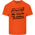 My Uncle is Older 30th 40th 50th Birthday Kids T-Shirt Childrens Orange