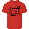 My Uncle is Older 30th 40th 50th Birthday Kids T-Shirt Childrens Red