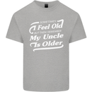 My Uncle is Older 30th 40th 50th Birthday Kids T-Shirt Childrens Sports Grey
