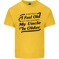 My Uncle is Older 30th 40th 50th Birthday Kids T-Shirt Childrens Yellow