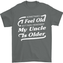 My Uncle is Older 30th 40th 50th Birthday Mens T-Shirt Cotton Gildan Charcoal
