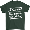 My Uncle is Older 30th 40th 50th Birthday Mens T-Shirt Cotton Gildan Forest Green