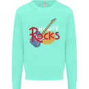My Wife Rocks Funny Music Guitar Mens Sweatshirt Jumper Peppermint