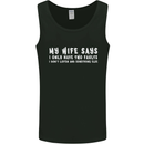 My Wife Says Funny Sarcastic Husband Couple Mens Vest Tank Top Black