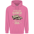 Natural Born Gamer Funny Gaming Mens 80% Cotton Hoodie Azelea