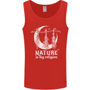 Nature Is My Religion Witch Halloween Mens Vest Tank Top Red