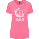 Nature Is My Religion Witch Halloween Womens Wider Cut T-Shirt Azalea