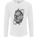 Nature is Art Mushroom Fungi Mycology Mens Long Sleeve T-Shirt White