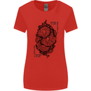Nature is Art Mushroom Fungi Mycology Womens Wider Cut T-Shirt Red