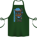 Nerd  Funny Gamer Gaming Cotton Apron 100% Organic Forest Green