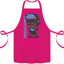 Nerd  Funny Gamer Gaming Cotton Apron 100% Organic Pink