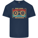 New Dad Father Gaming Gamer Baby Mens Cotton T-Shirt Tee Top Navy Blue